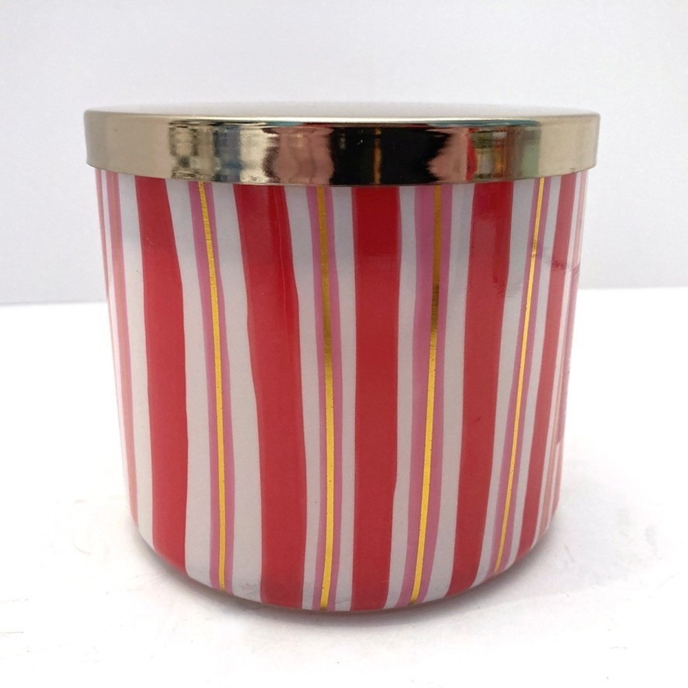 Bath & Body‎ Works Snowy Peach Berry 3 Wick Jar Candle 14.5oz NEW - Picture 2 of 7